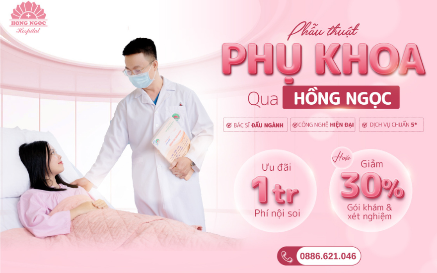 Ưu đãi phẫu thuật phụ khoa