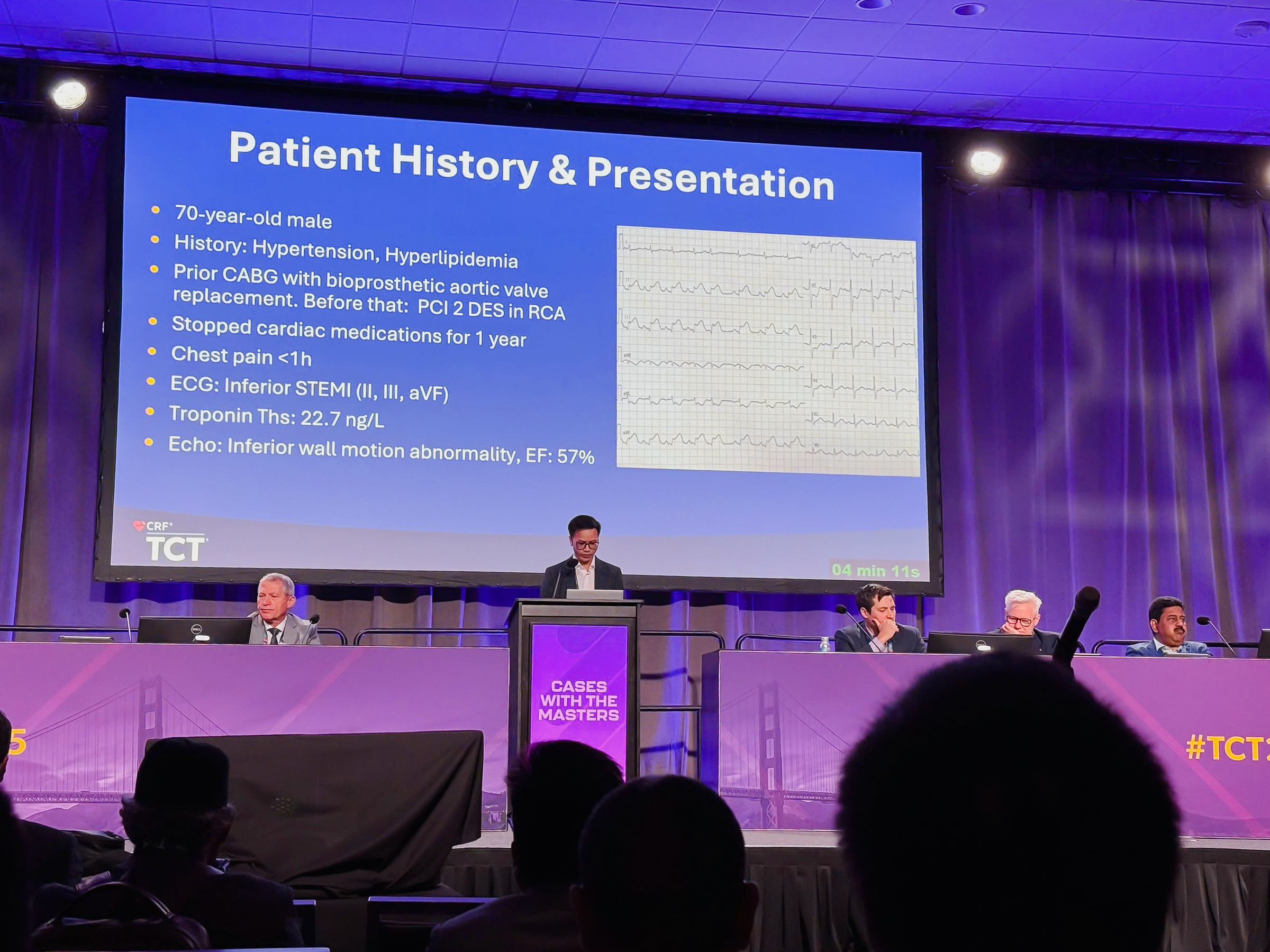 응우옌 반 하이 석사/의사, TCT 2025 학회에서 영광스러운 발표