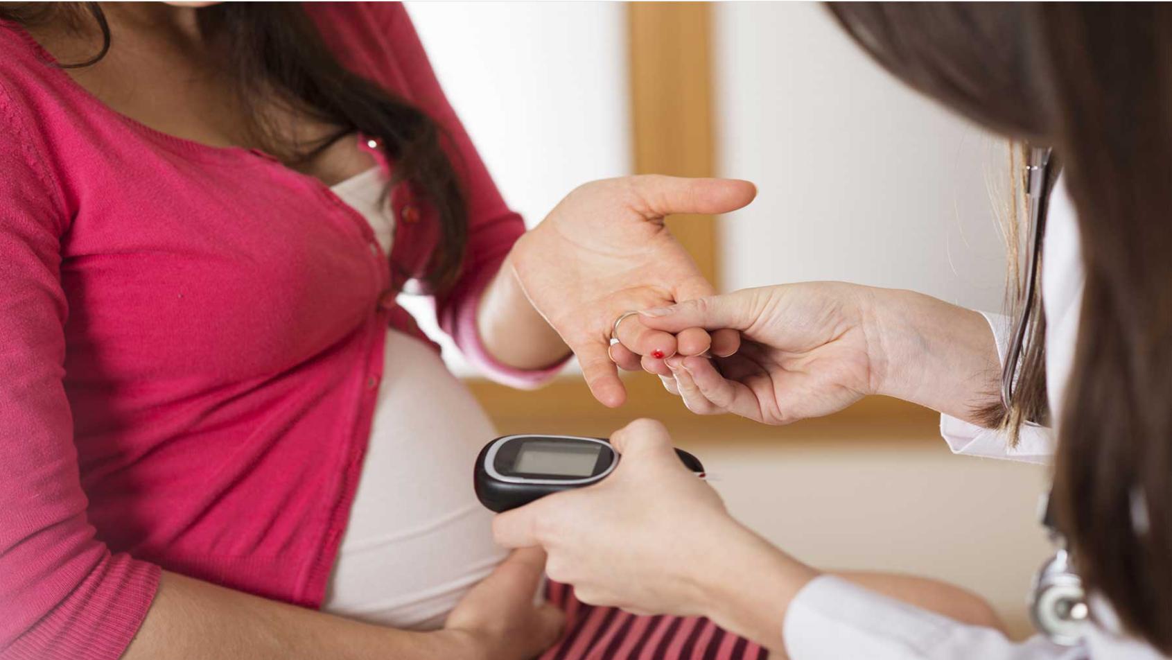 임신성 당뇨병을 앓고 있는 임산부