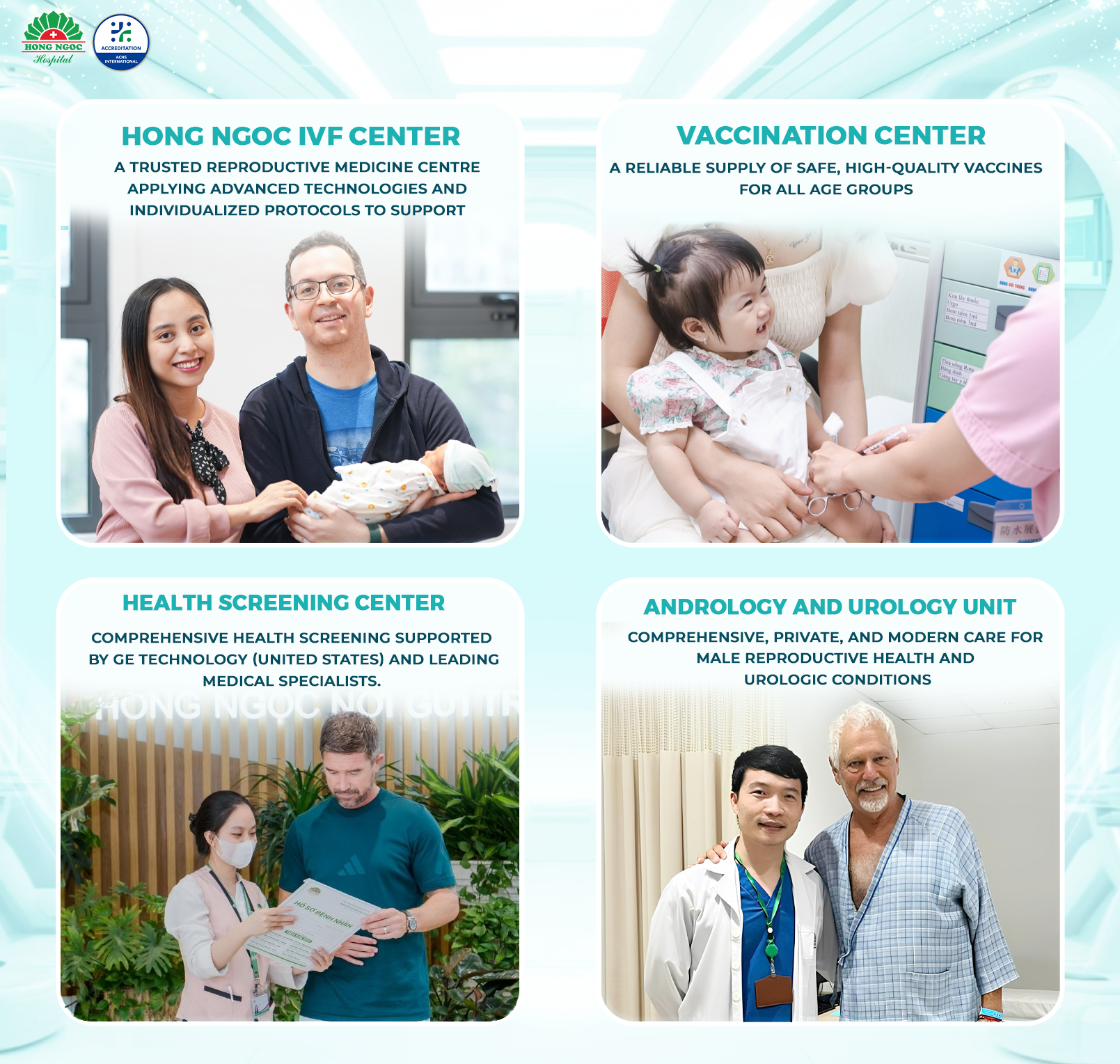 A system of specialized centers and clinical units.