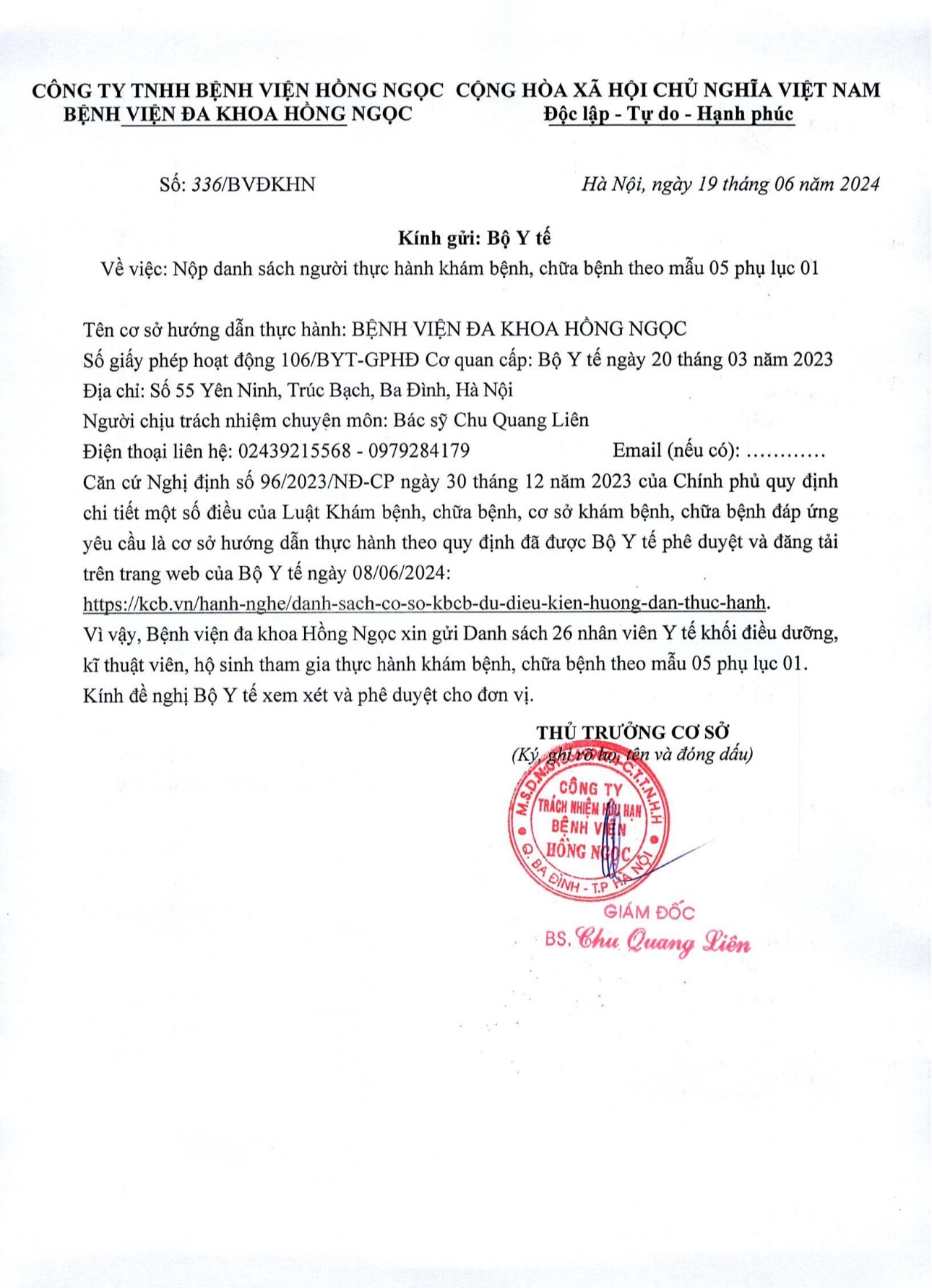 0.Cv Gui BYT Ve Viec Bao Cao Thuc Hanh 19.06.20241.