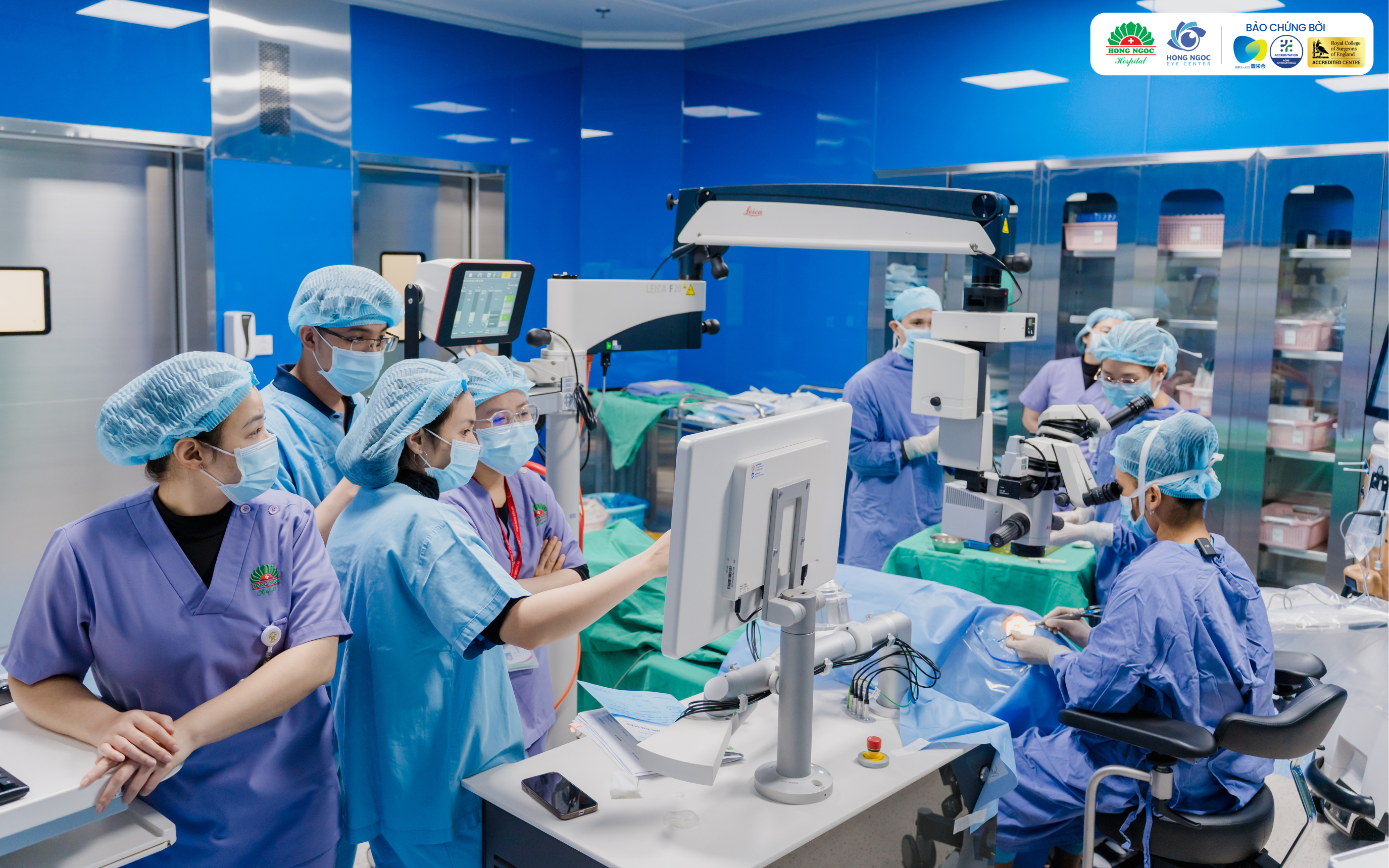 첨단 장비를 갖춘 완벽한 무균 안전 수술실 시스템
