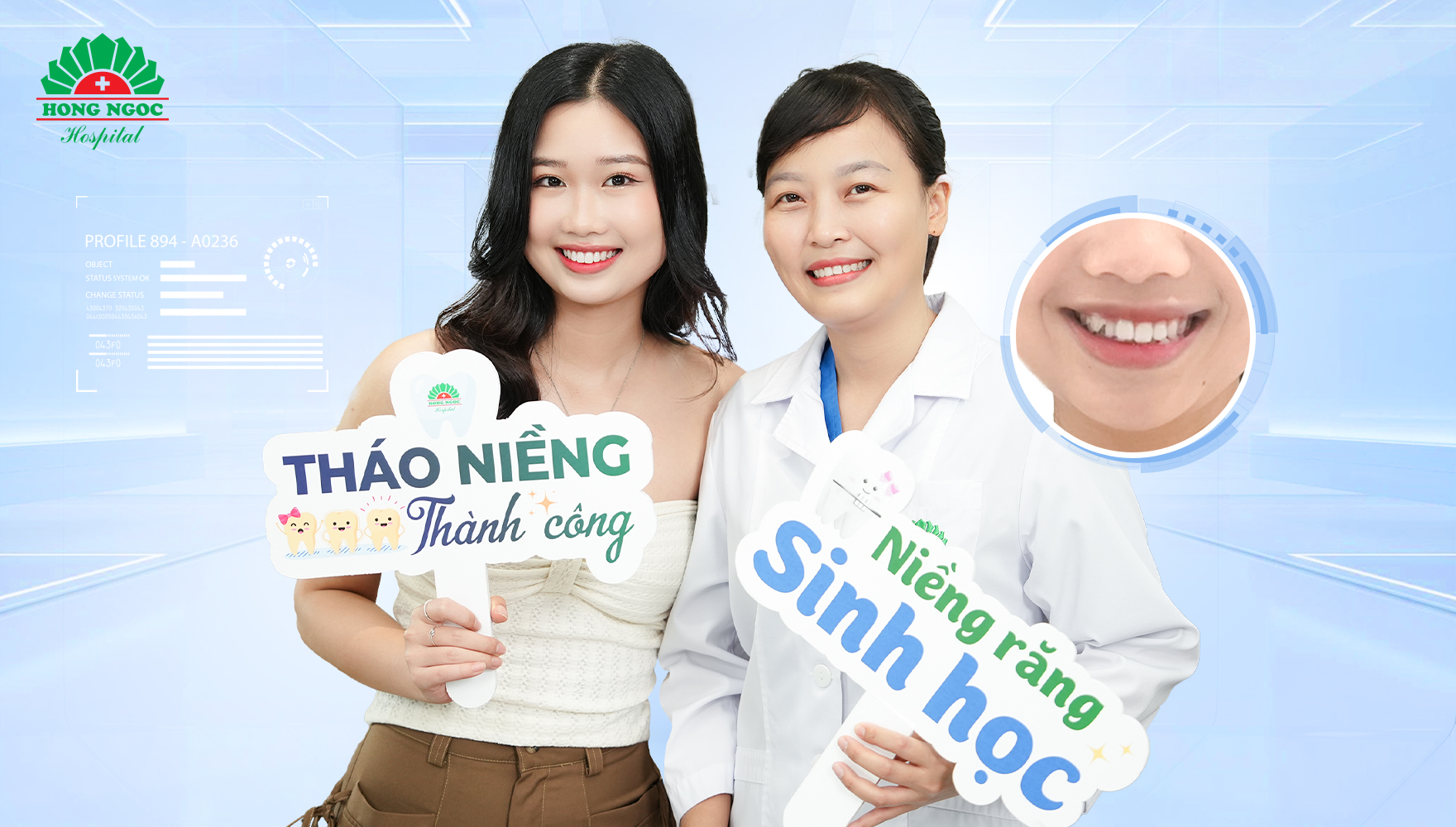 niềng răng mắc cài sứ