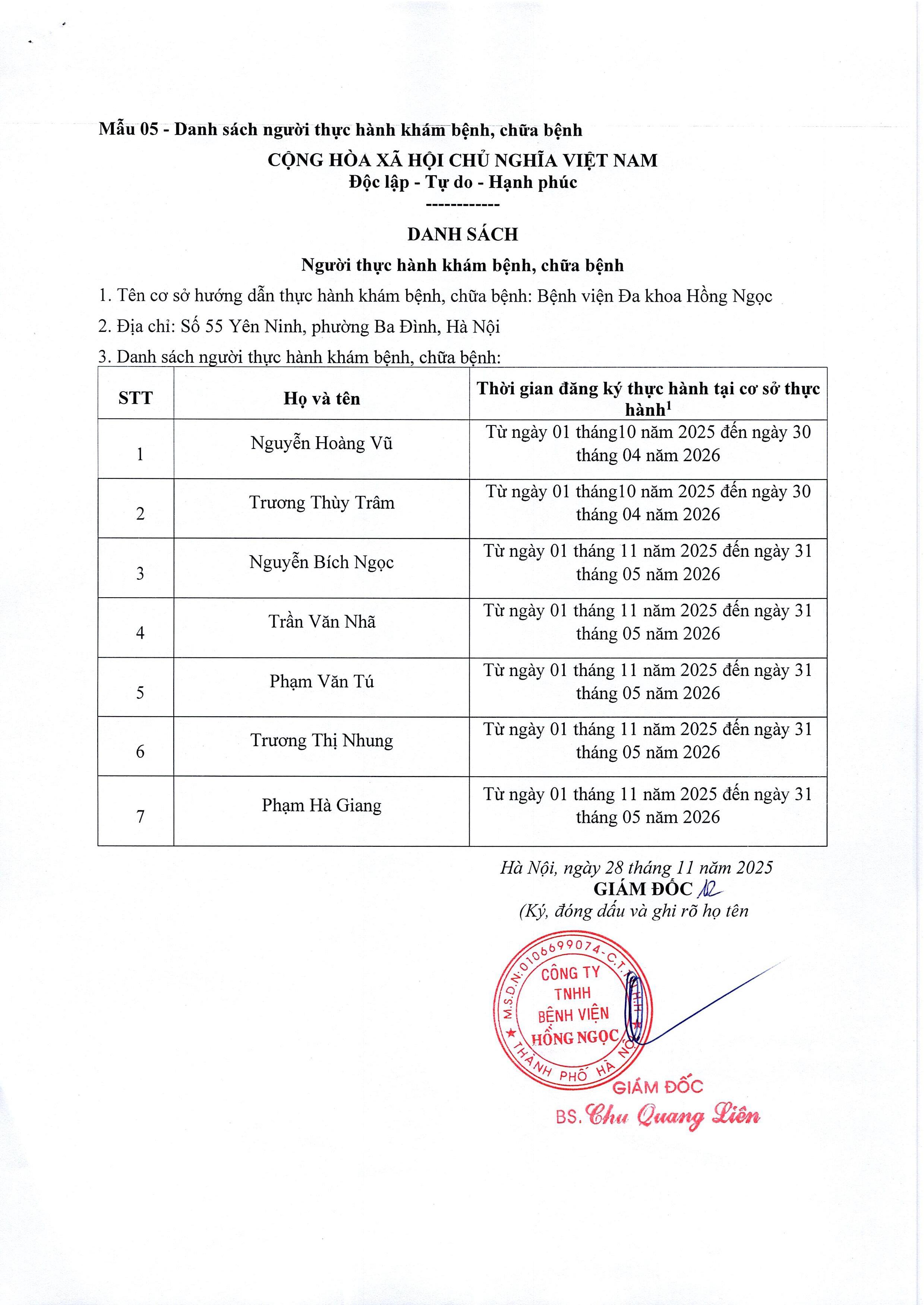 DS Nhân Viên Thực Hành 3