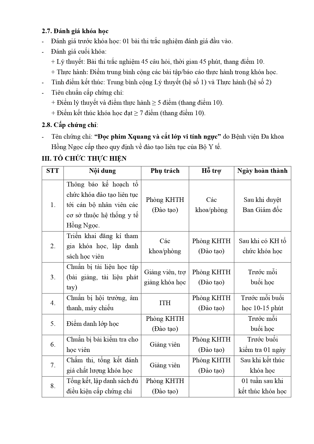 KH Tổ Chức ĐT Đọc Phim Xquang Và CLVT Ngực Page 0004