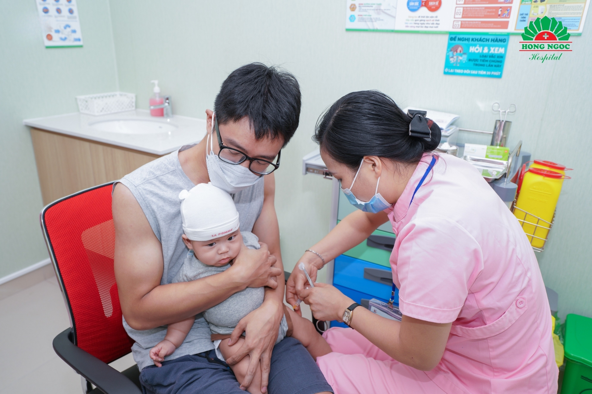 Kháng thể đơn dòng Beyfortus được triển khai tiêm tại 7 cơ sở tiêm chủng Hồng Ngọc