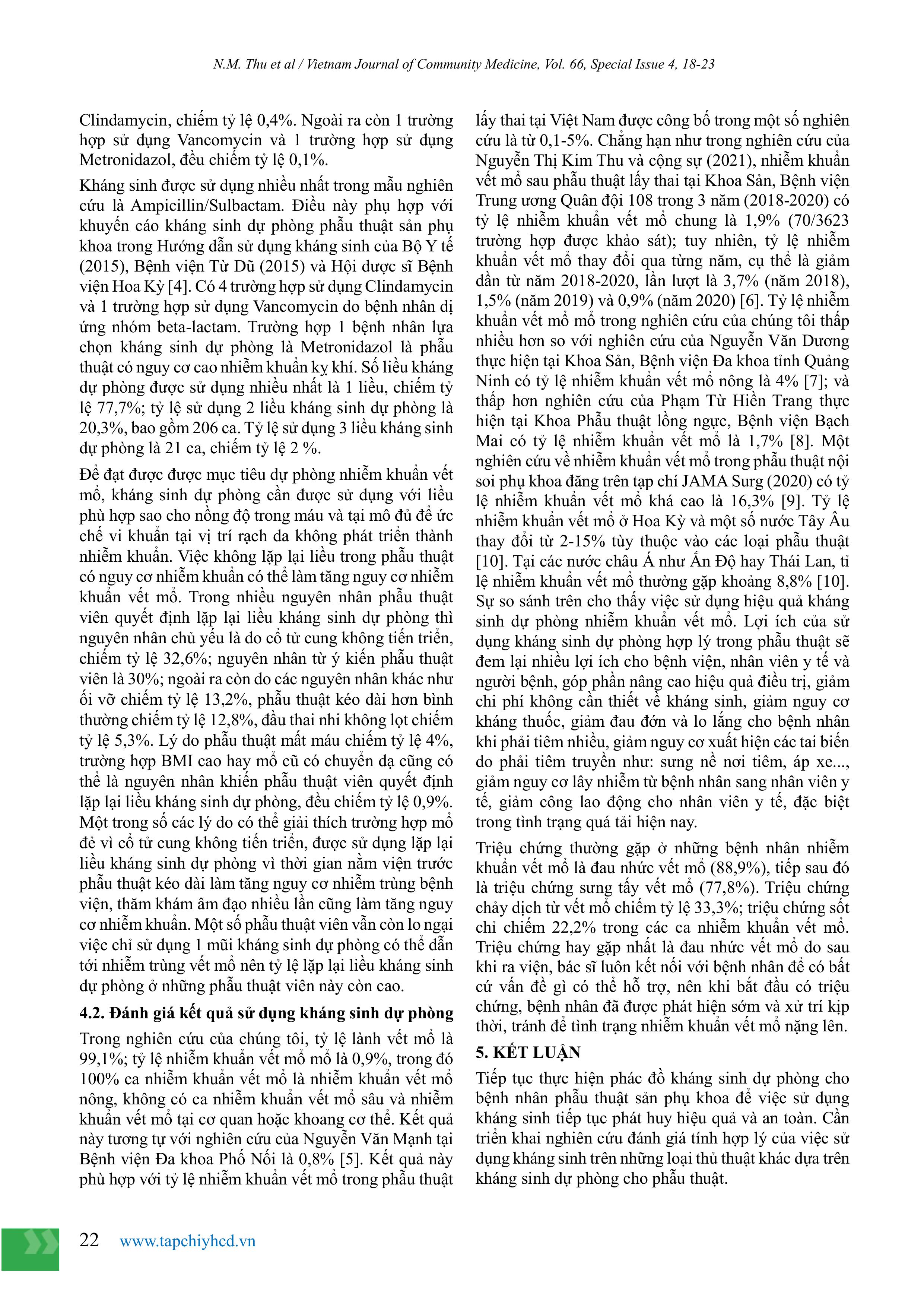 Khoa Sản  BS Mai Thư  Bài đăng Tạp Chí YHCĐ Hình ảnh 4