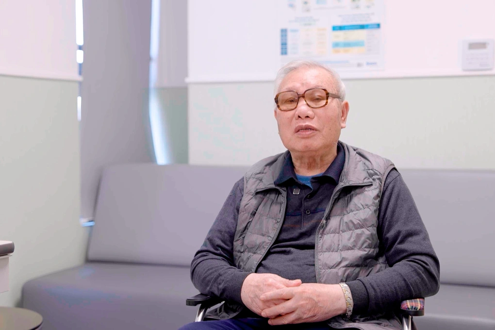 Mr PVT, 80 years old, diagnosed with bullous keratopathy