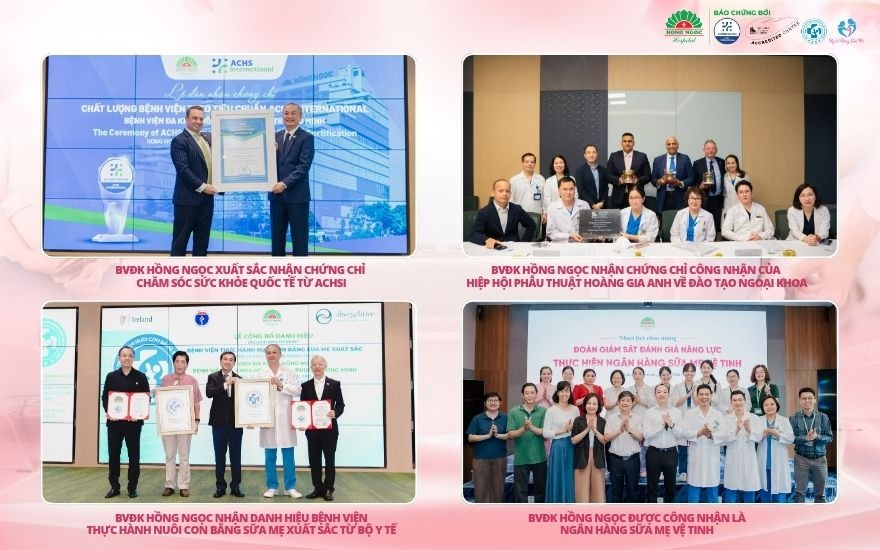Bệnh viện Đa khoa Hồng Ngọc đạt chứng nhận chất lượng quốc tế và danh hiệu trong nước