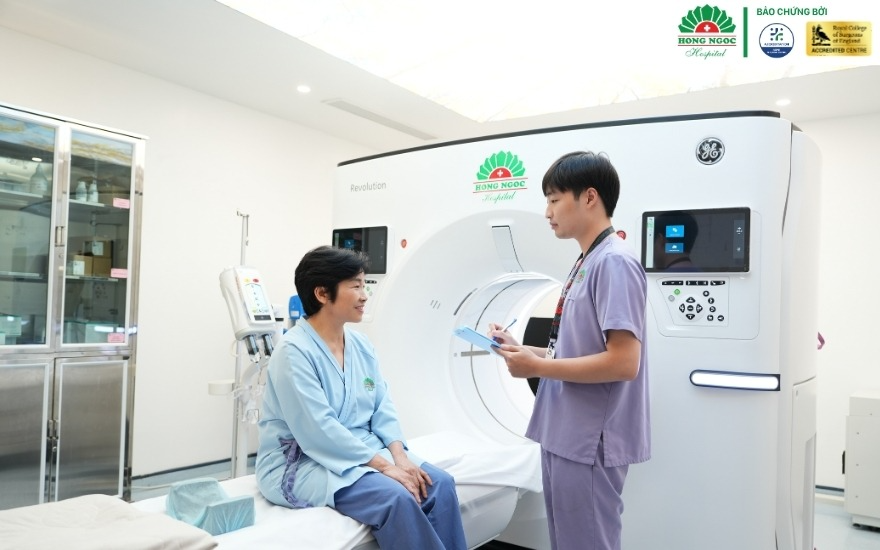 Máy CT công nghệ cao tại Hồng Ngọc giúp hạn chế ảnh hưởng đến người bệnh
