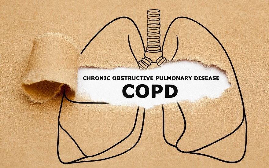 COPD có thể dễ hụt hơi, khó thở sau bữa ăn