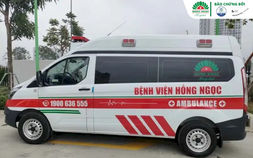 Hotline Cấp cứu BVĐK Hồng Ngọc 1900 636 555, hoạt động 24/7&nbsp;
