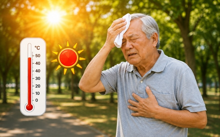 Trời nắng nên uống tăng lượng nước theo chỉ dẫn