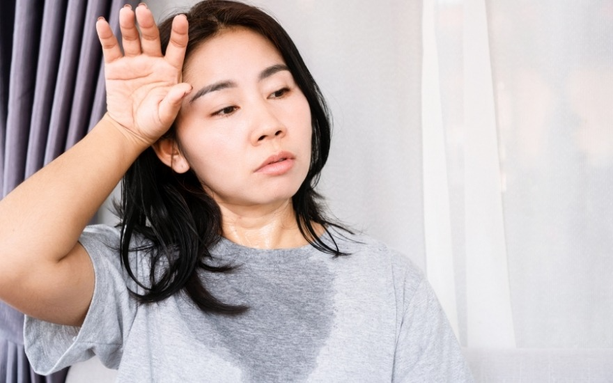 Đổ mồ hôi nhiều cũng có thể gây tụt huyết áp