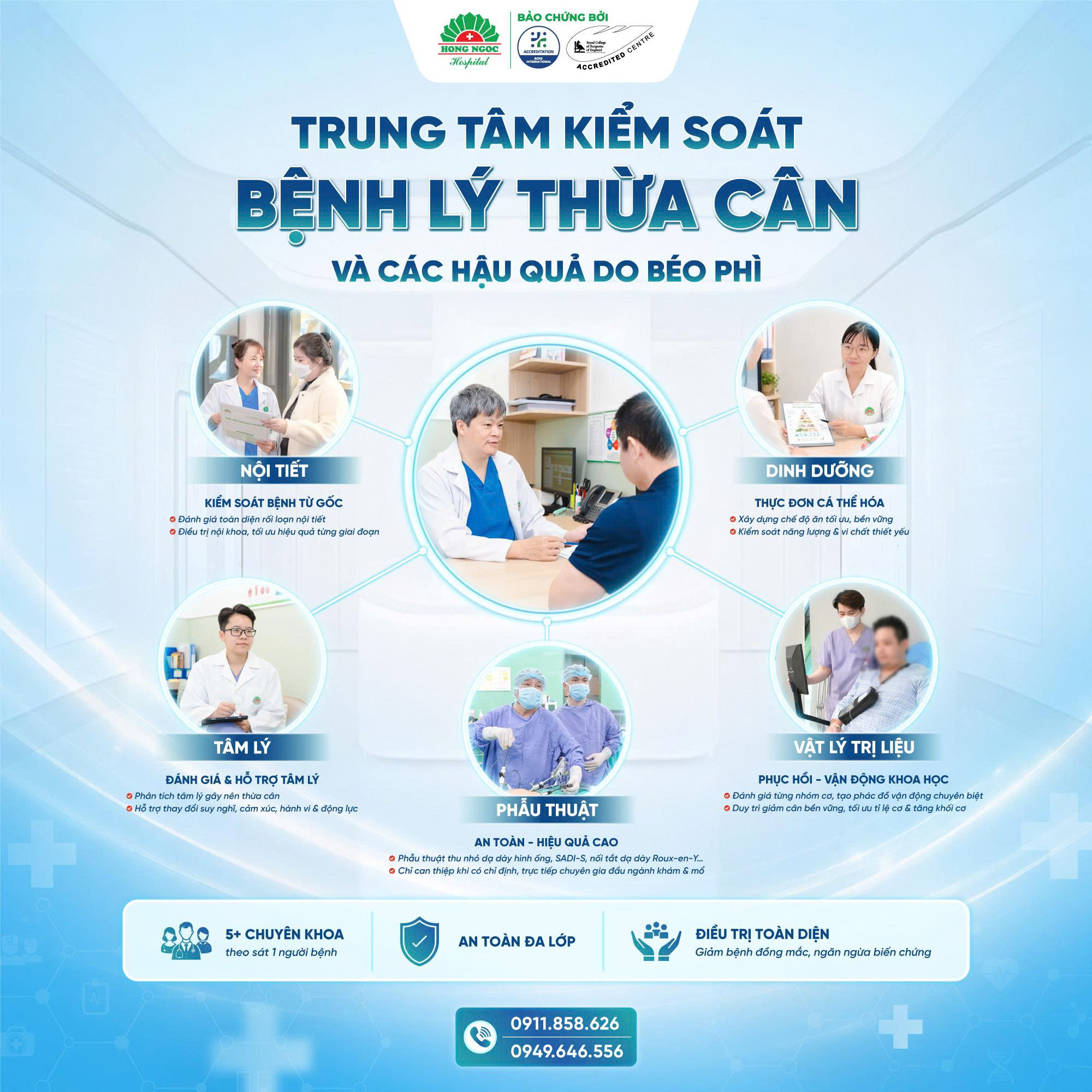 Tại trung tâm kiểm soát bệnh lý thừa cân - Bệnh viện Đa khoa Hồng Ngọc