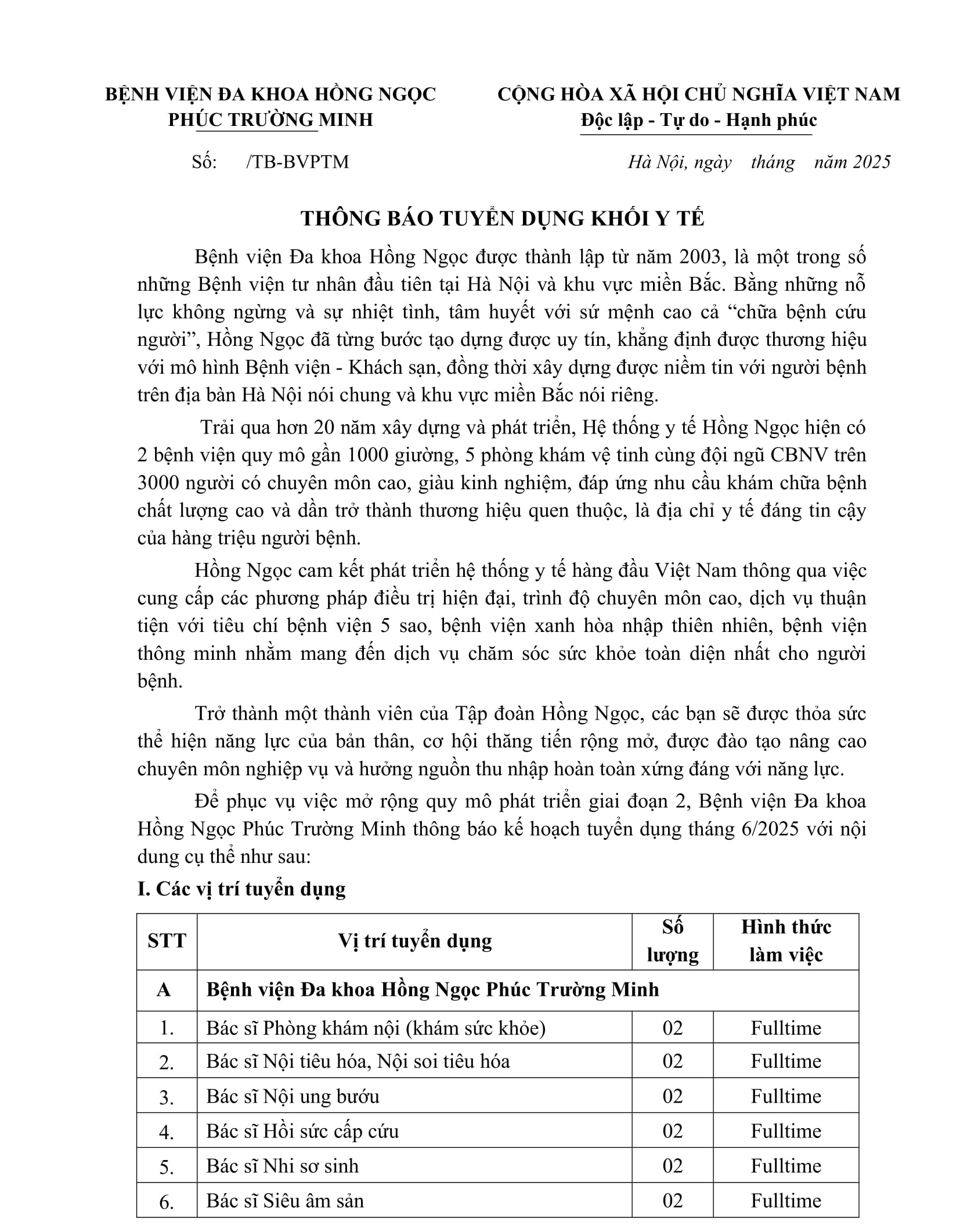 Thang 06 2025 Thong Bao Tuyen Dung Khoi Y Te (1)