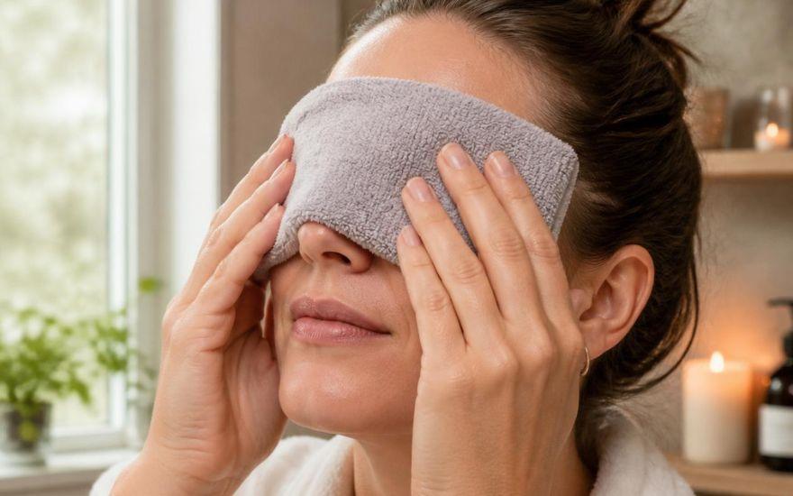 Nhiệt độ ấm áp có tác dụng làm tan chảy lớp dầu đang bị bít tắc tại các tuyến bã nhờn, hỗ trợ phục hồi chất lượng và độ dày của màng phim nước mắt.
