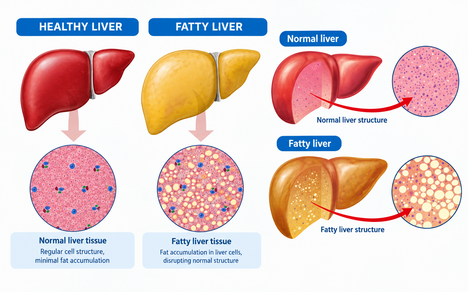 Fatty liver disease should be evaluated early.