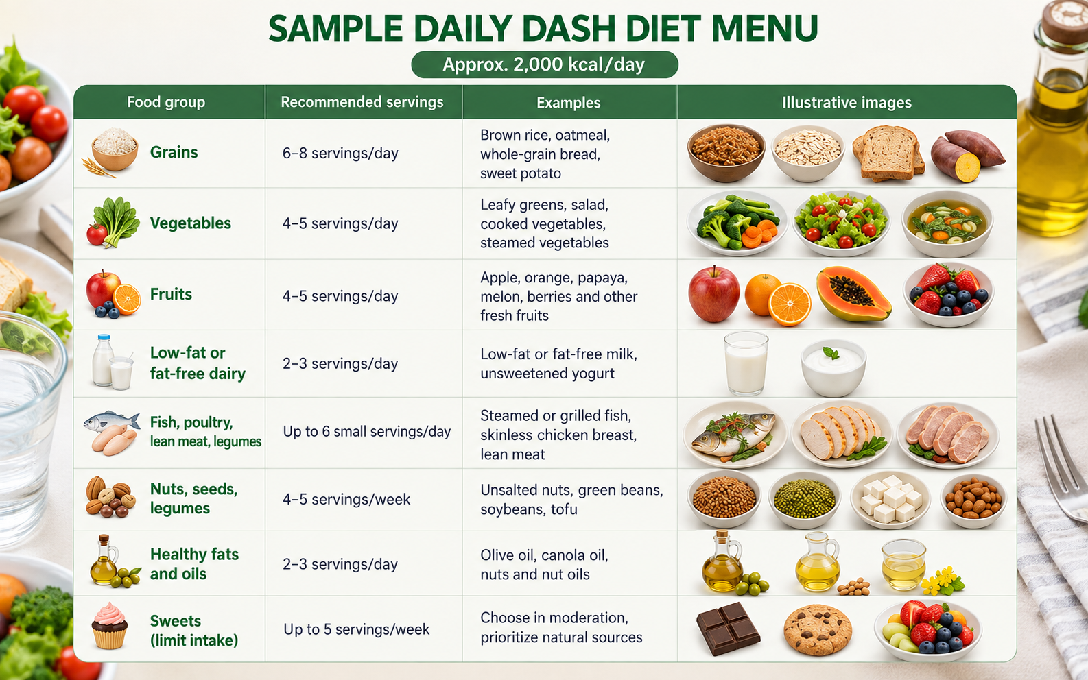 Reference daily DASH servings.