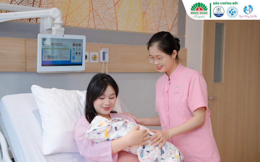 Mẹ được đồng hành chăm con cùng đội ngũ y tế dày dặn kinh nghiệm tại BVĐK Hồng Ngọc