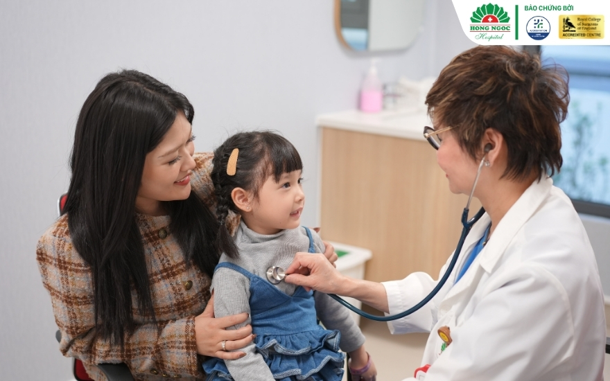 Khám nhi tại BVĐK Hồng Ngọc