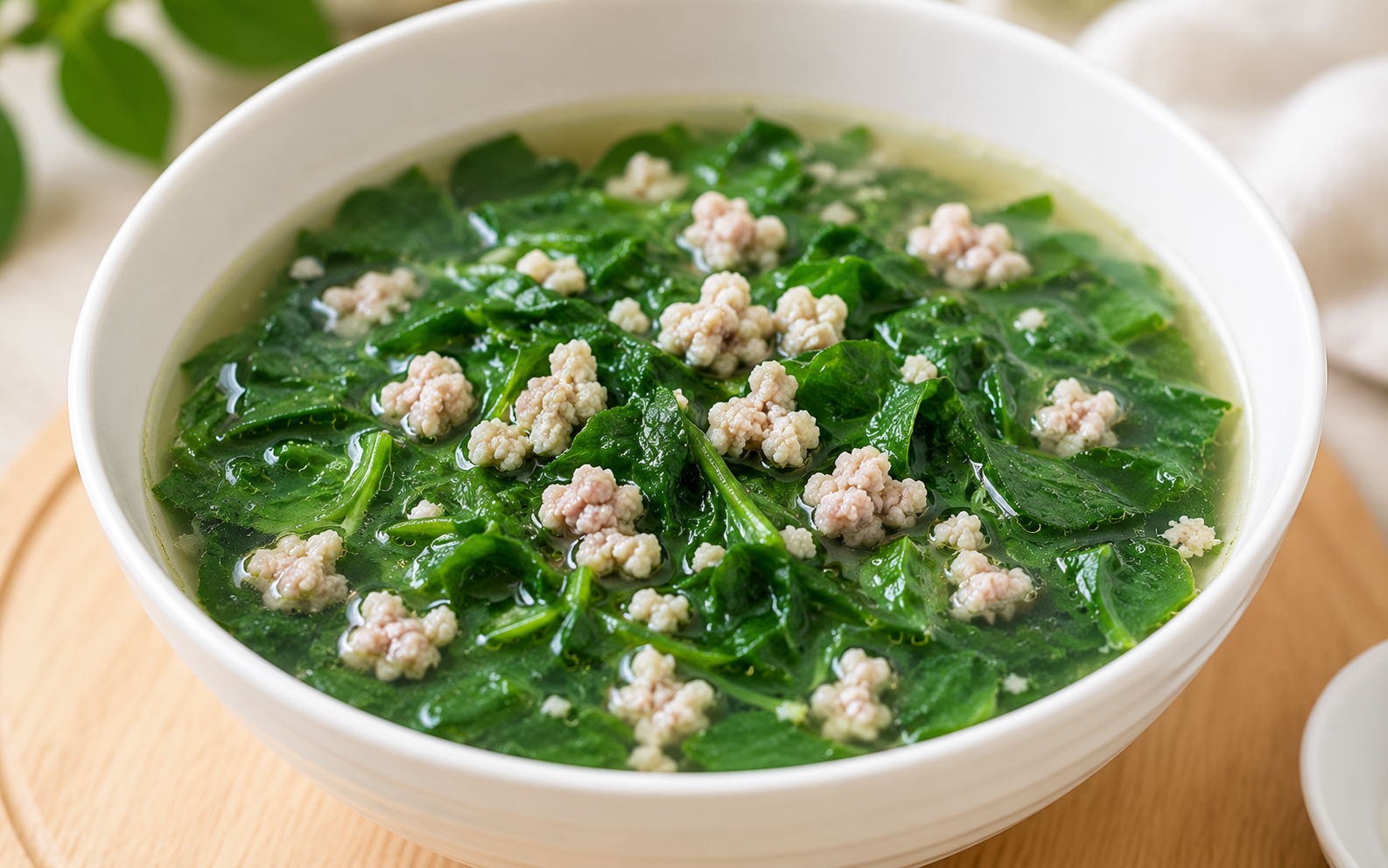 Canh giúp bổ sung một lượng nước, chất xơ, vitamin cho mẹ