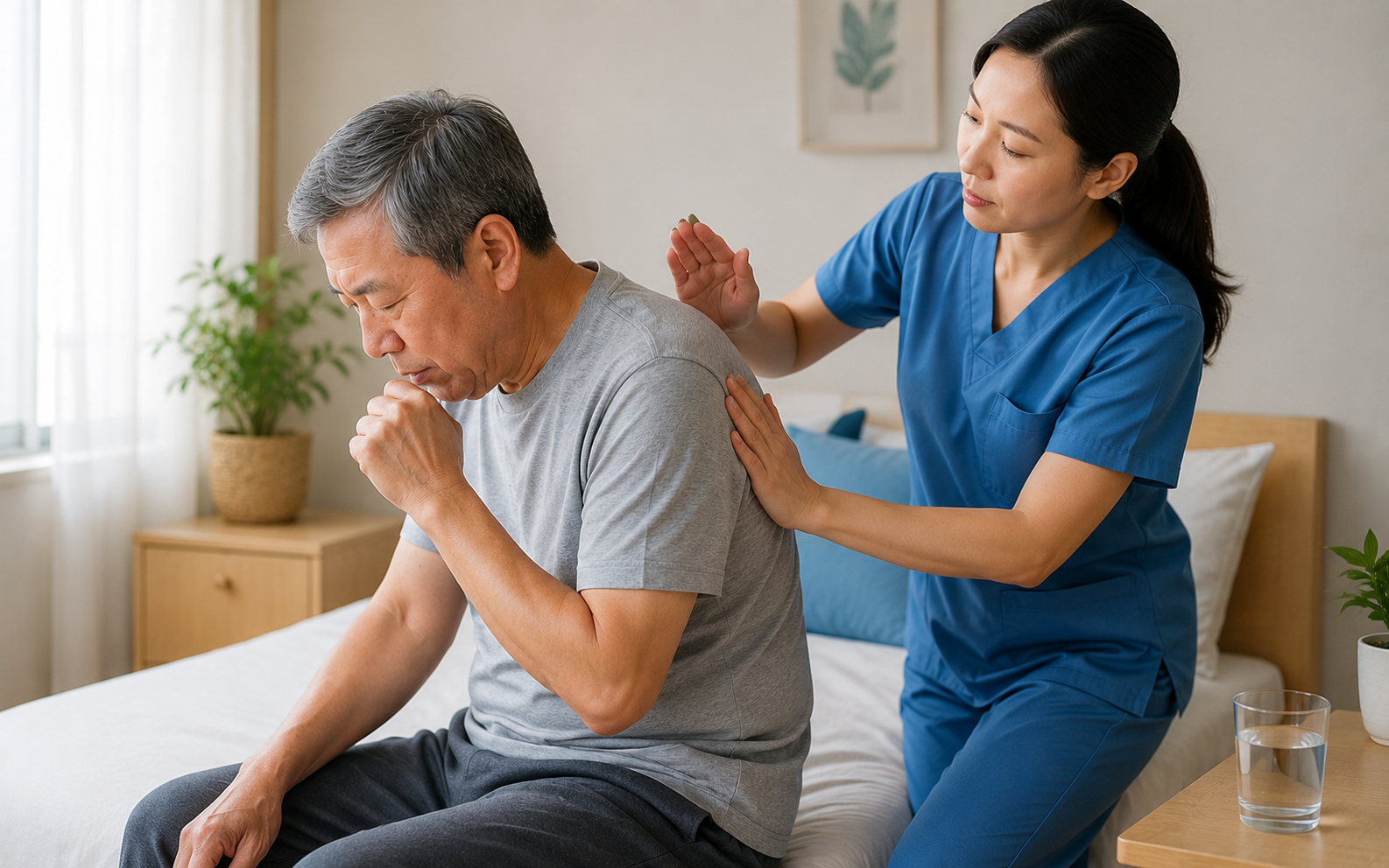 Vỗ rung long đờm cần có hướng dẫn của nhân viên y tế