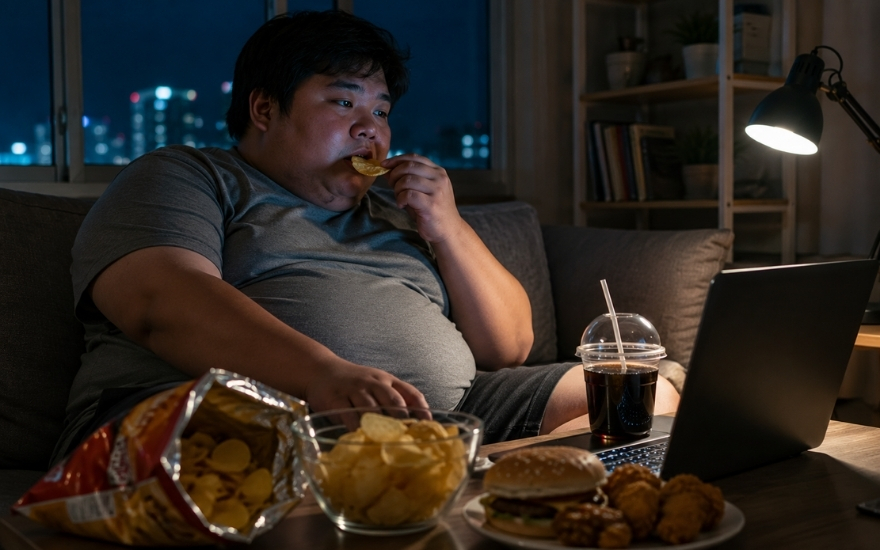 Ăn vặt nhiều trong khung 8h là lý do chính khiến người áp dụng không giảm được cân