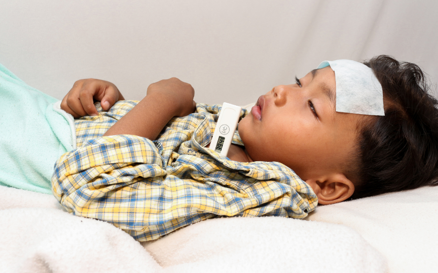 Seek immediate medical attention if a child with dengue becomes unusually drowsy or extremely fatigued.