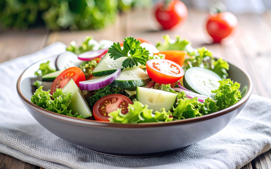 Salad dễ chế biến, cung cấp chất xơ, vitamin, khoáng chất và chất chống oxy hóa