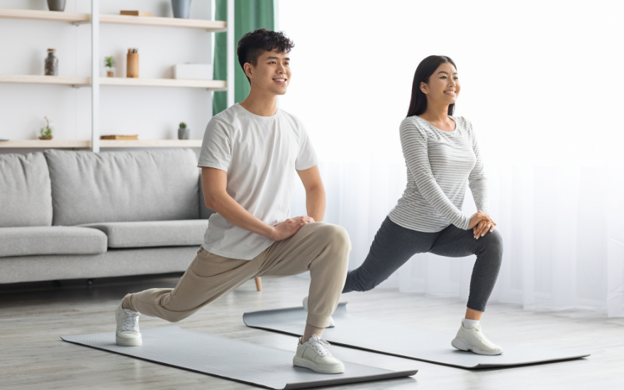 Tập thể dục đều đặn giúp nâng cao thể lực cho người hen