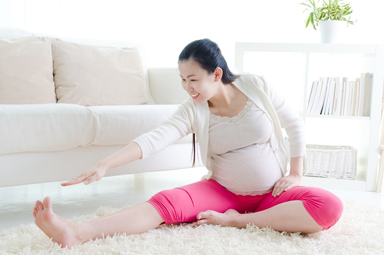 Tập luyện thể dục giúp mẹ giảm thiểu tình trạng ốm nghén khi mang thai