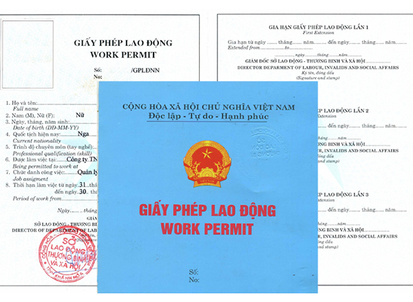 Thủ tục làm work permit cho người nước ngoài làm việc tại Việt Nam