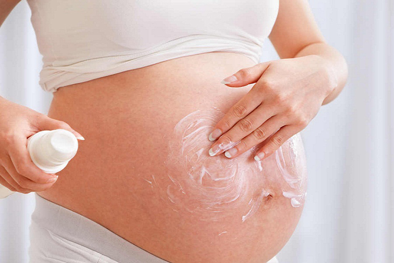 Khắc phục rạn da khi mang thai