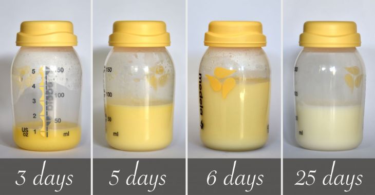 Màu sắc của sữa mẹ thay đổi theo thời gian