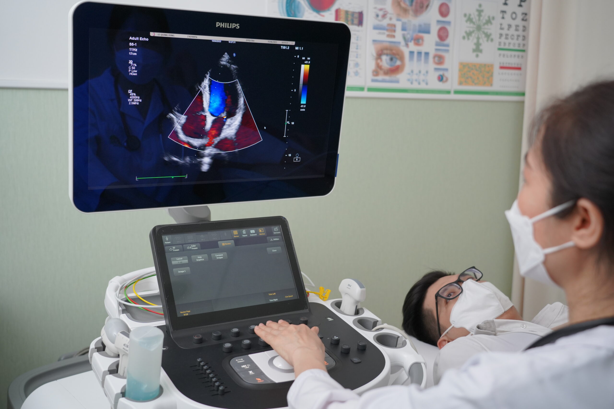Bệnh viện Đa khoa Hồng Ngọc với trang thiết bị hiện đại, hỗ trợ quá trình chẩn đoán các vấn đề tim mạch chính xác